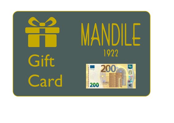 Gift Card Mandile 1922 GIFT 200 MAN - GIFT 200 MAN